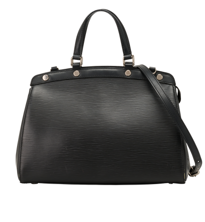 Brea MM, &pound;490, Handbags, Black, Leather, Front view